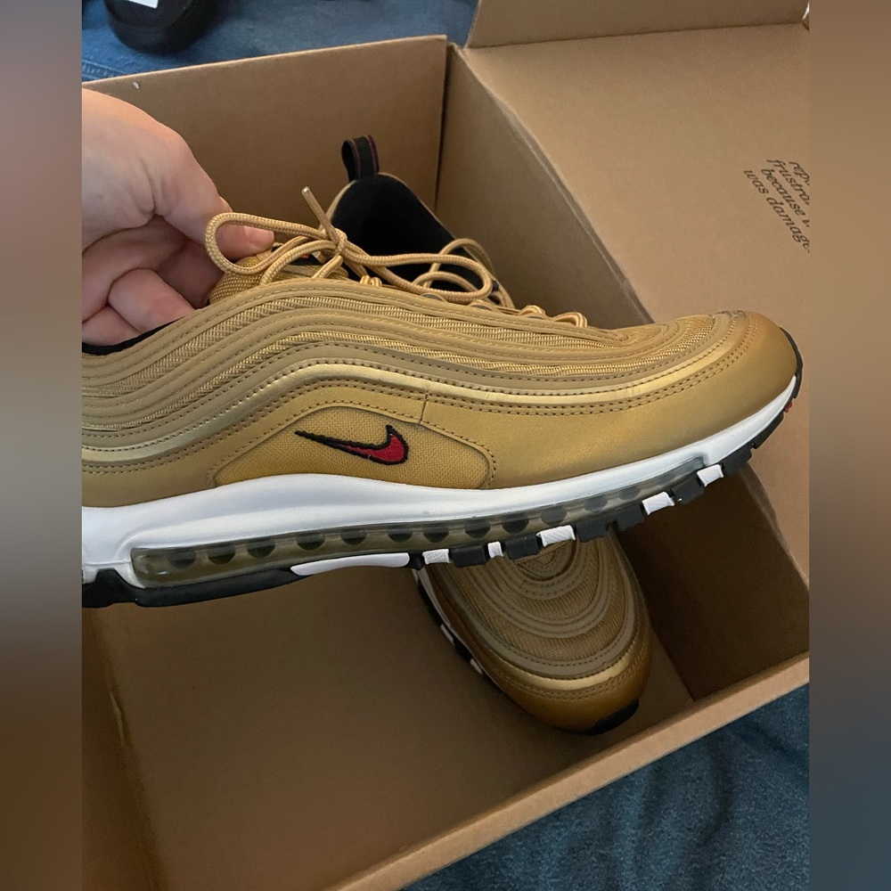 Air Max 97 Sz 13 Gold/Red